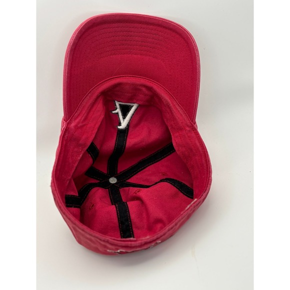 Arkansas Razorbacks Fitted Hat Cap Red Embroidered Logo Baseball Sz 7 - Picture 7 of 7